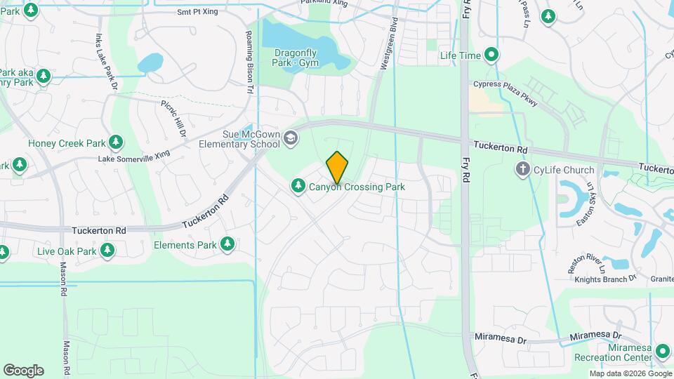 15174 Post Oak Fls Dr Map and Location Details