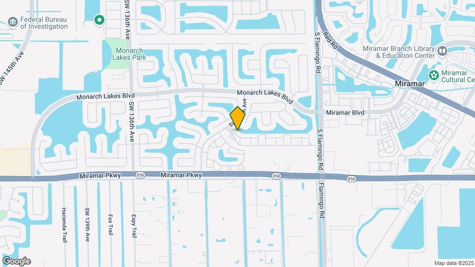 12975 SW 28th Ct Map and Location Details