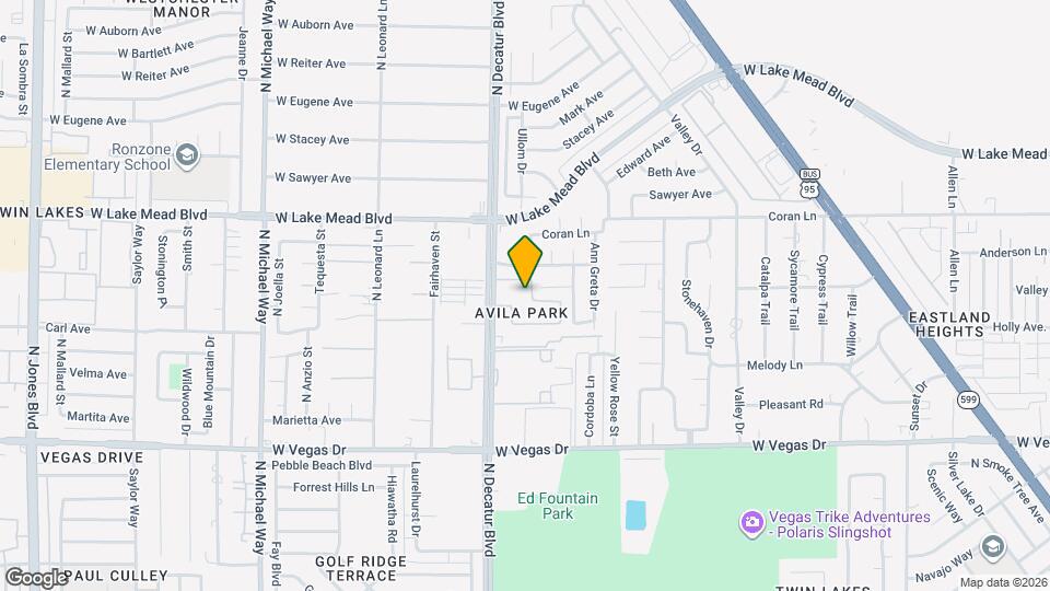 1852 N Decatur Blvd Map and Location Details