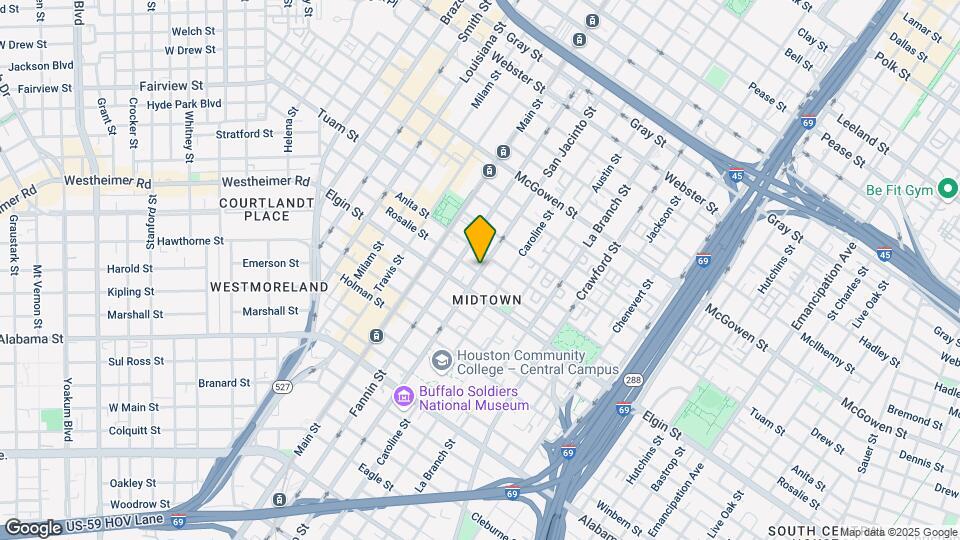 3000 San Jacinto St Map and Location Details