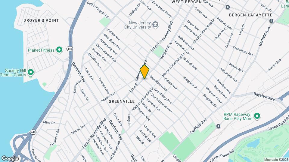 16 Bergen Ave Mapa y Detalles de la Ubicación