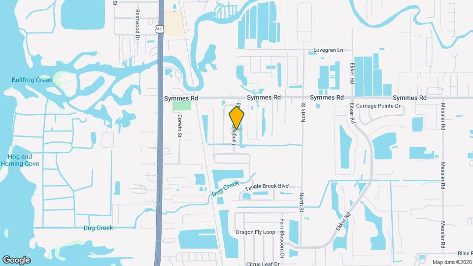 11538 Tangle Creek Blvd, Unit 104 Map and Location Details