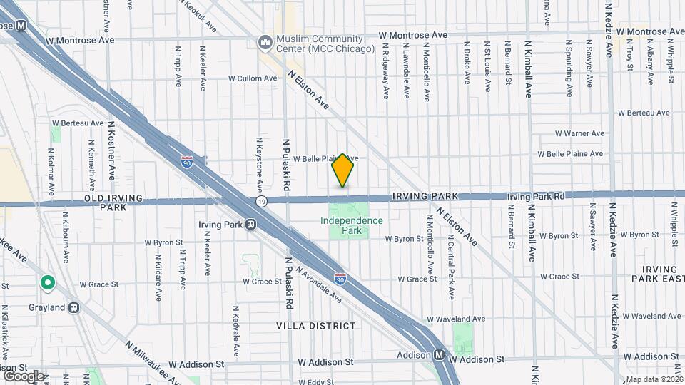 3842 W Irving Park Rd, Unit J05P Map and Location Details