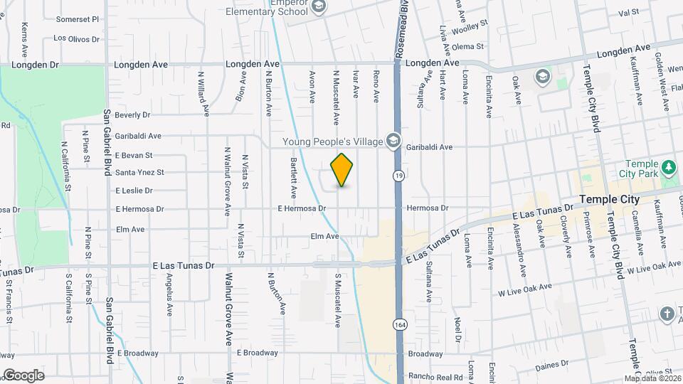 5928 N Muscatel Ave Map and Location Details