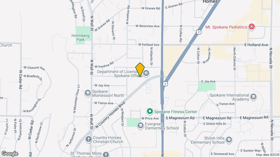 209 W Barnes Rd, Unit Mother-In-Law Suite w/ Loft Map and Location Details