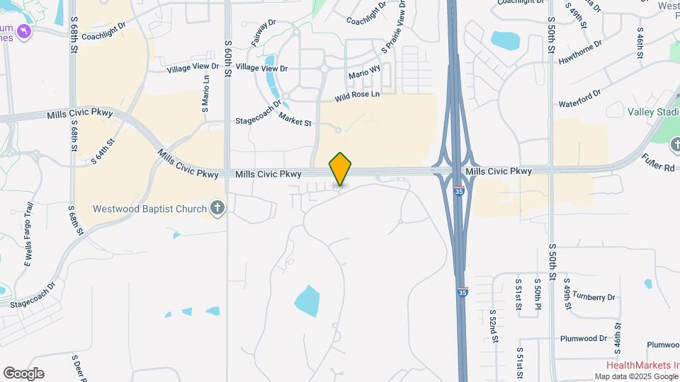 811 Burr Oaks Dr Map and Location Details