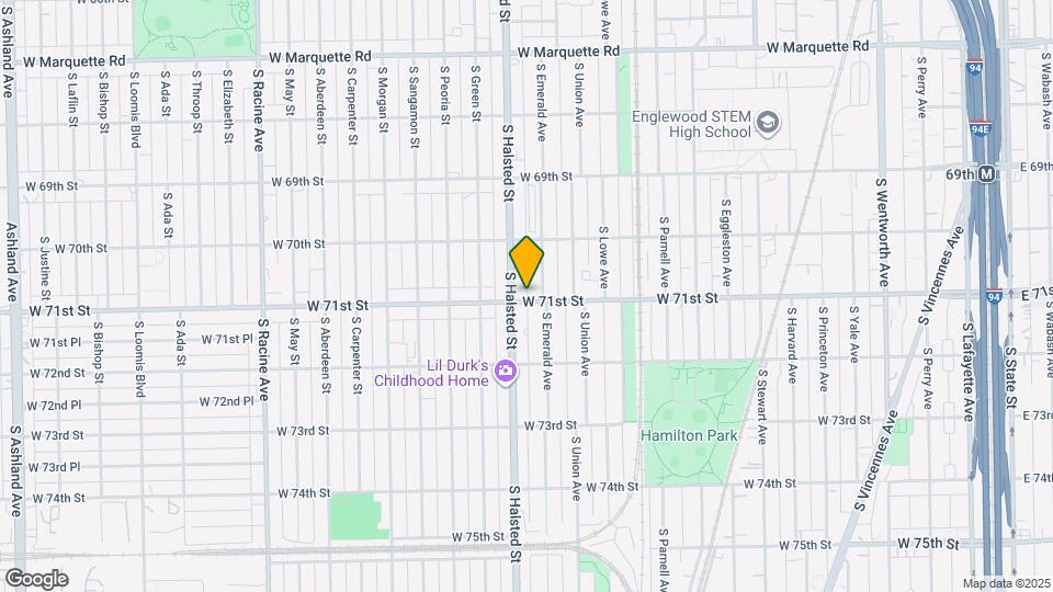 758 W 71st St Map and Location Details