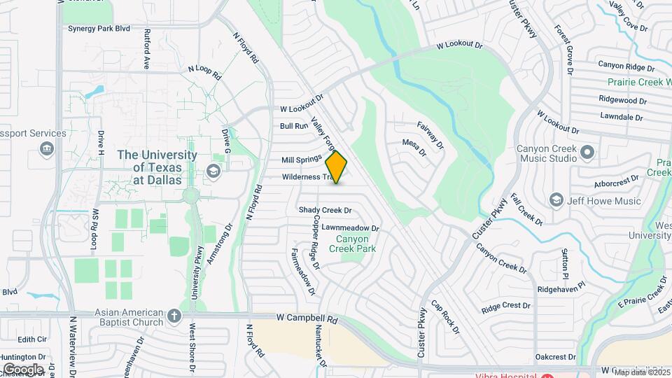 2238 Flat Creek Dr Map and Location Details