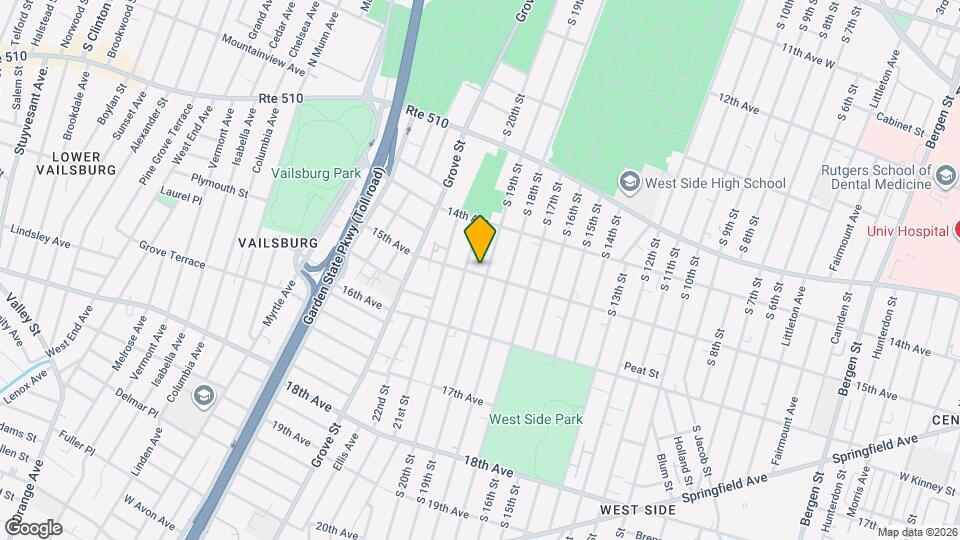 509 S 19th St, Unit 1 Mapa y Detalles de la Ubicación