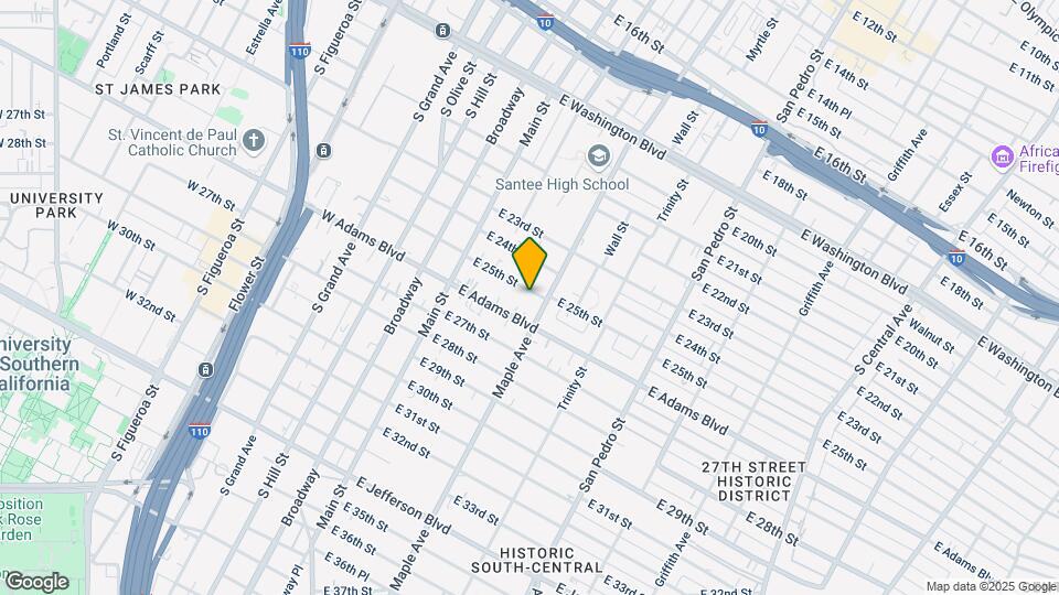 312 25th St Mapa y Detalles de la Ubicación