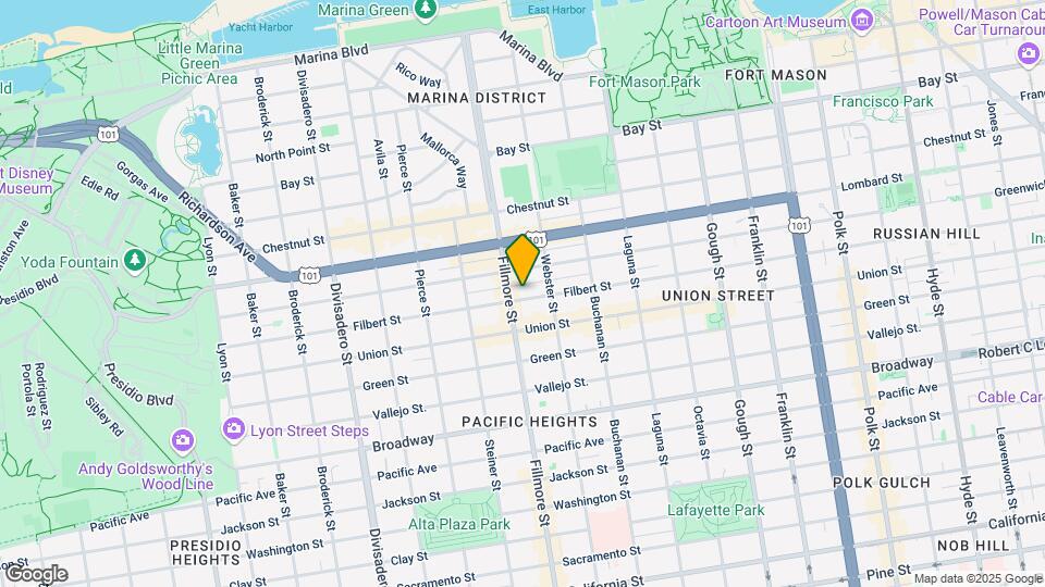 2170 Filbert St Map and Location Details