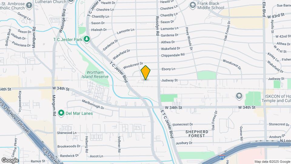 2623 Judiway St Map and Location Details