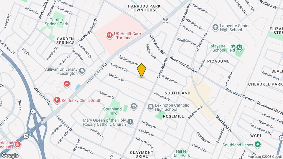 616 Longview Dr Map and Location Details