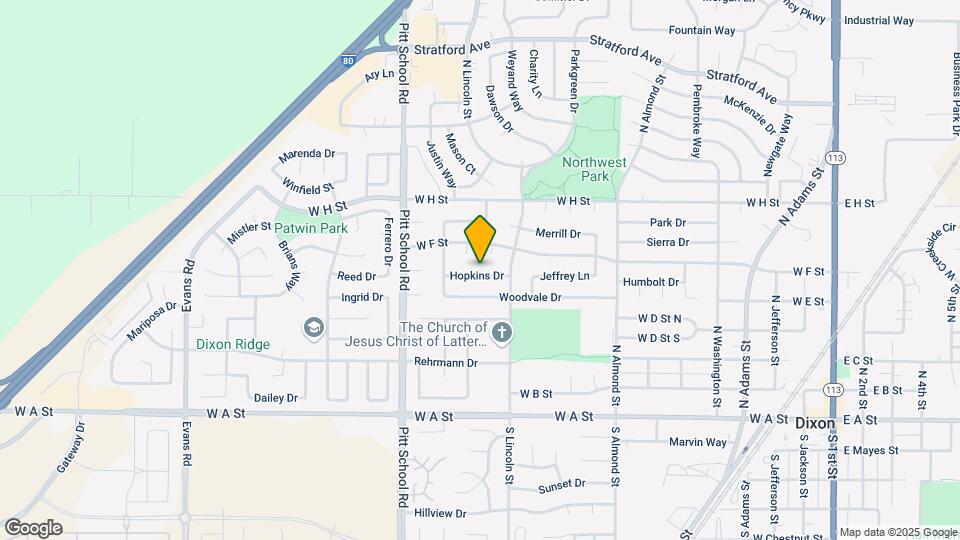 1150 Hopkins Dr Map and Location Details