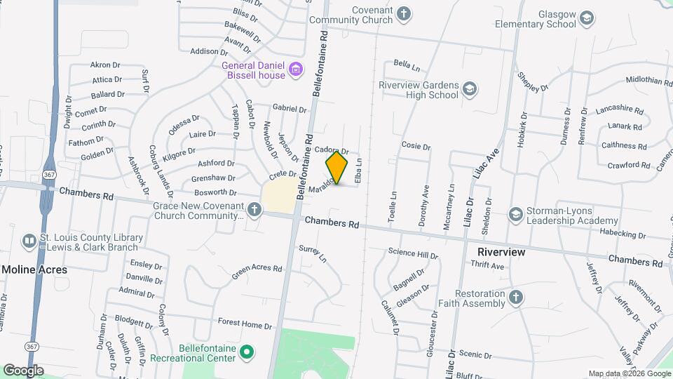 830 Elba Ln Map and Location Details