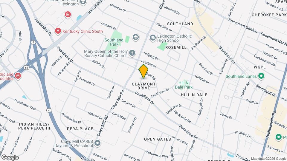 564 Claymont Dr Map and Location Details