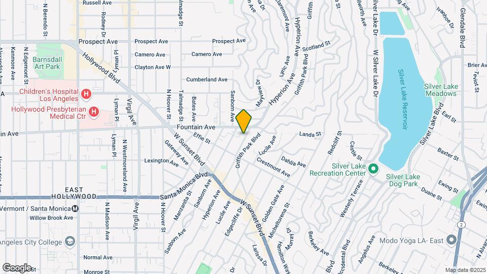 1249-1253 Hyperion Ave Map and Location Details