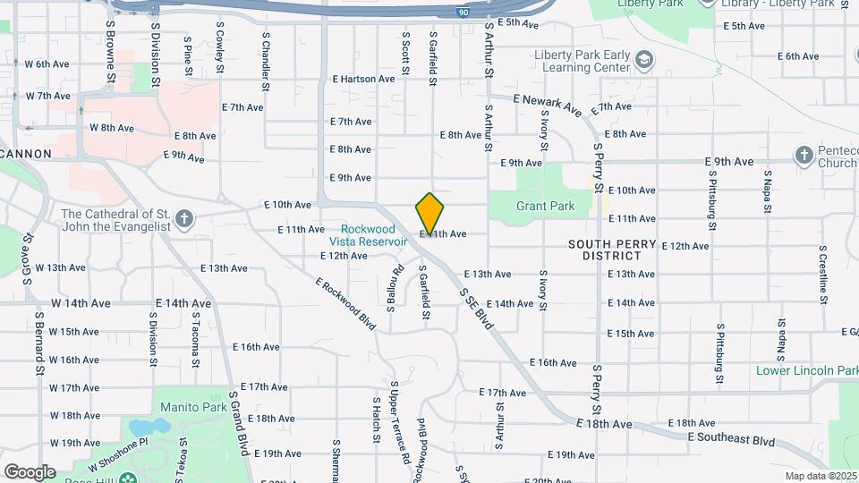 828 E 11th Ave Map and Location Details