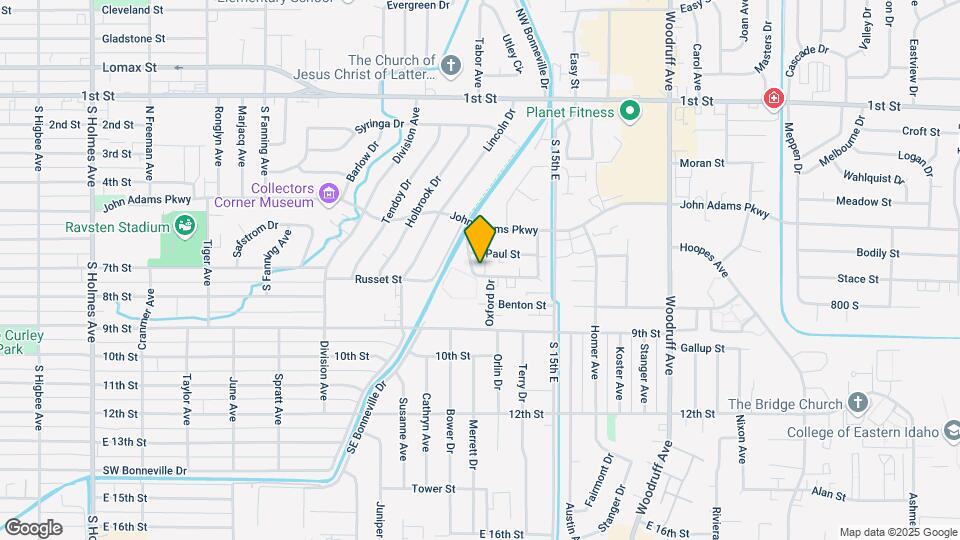 1347 Cambridge Dr Map and Location Details