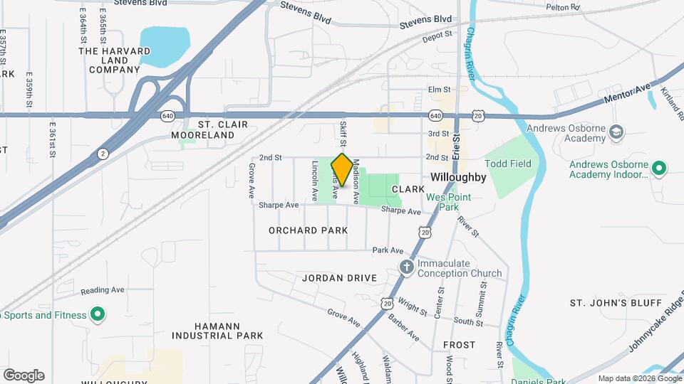 4195 Lyons Ave Map and Location Details