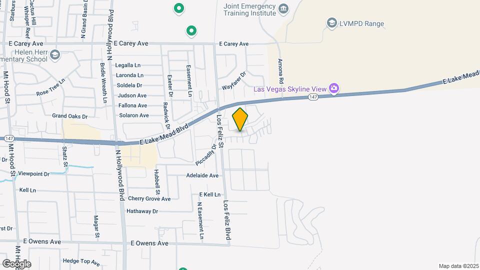 2050 N Los Feliz St Map and Location Details