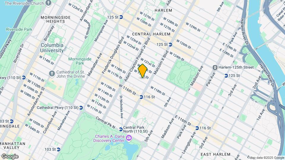 113 W 118th St Map and Location Details