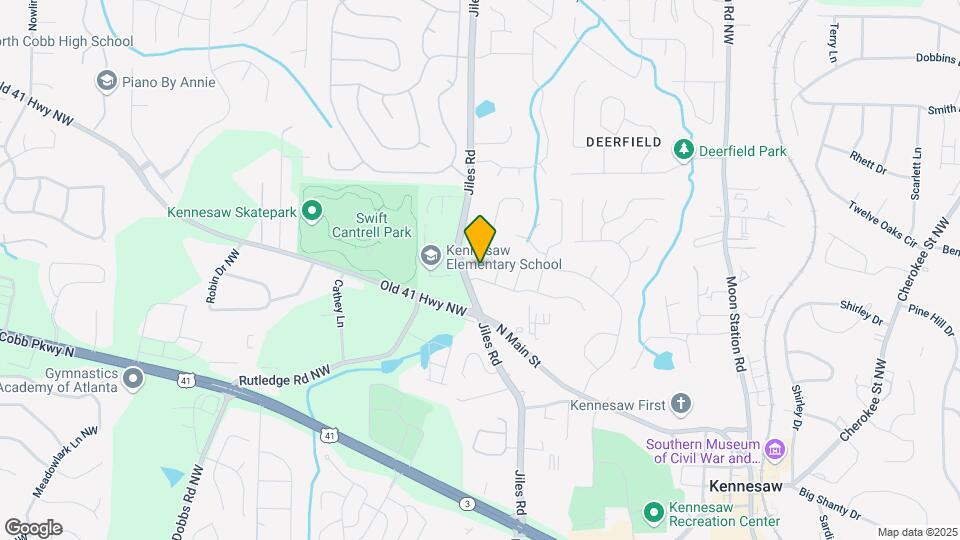 1015 Kennesaw Springs Dr NW Mapa y Detalles de la Ubicación