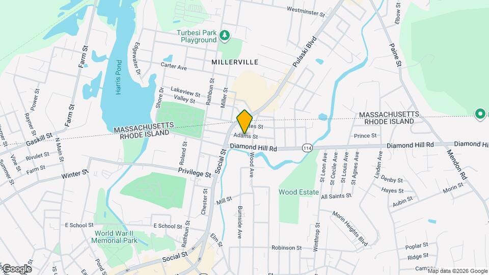185 Adams St, Unit 2nd floor Map and Location Details