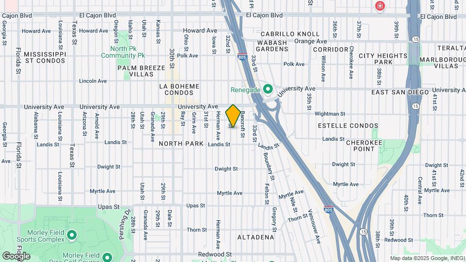 3749-3755 32nd St Mapa y Detalles de la Ubicación