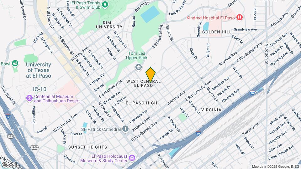 1401 N St Vrain St Map and Location Details