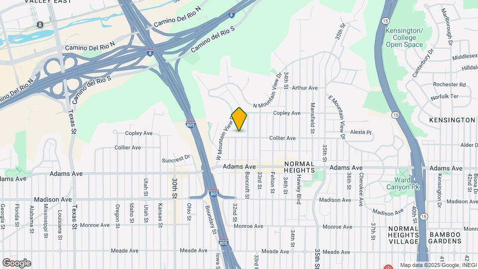 3212 Collier Ave Map and Location Details