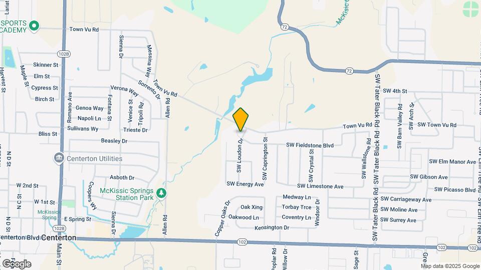 604 SW Loudon Dr Map and Location Details