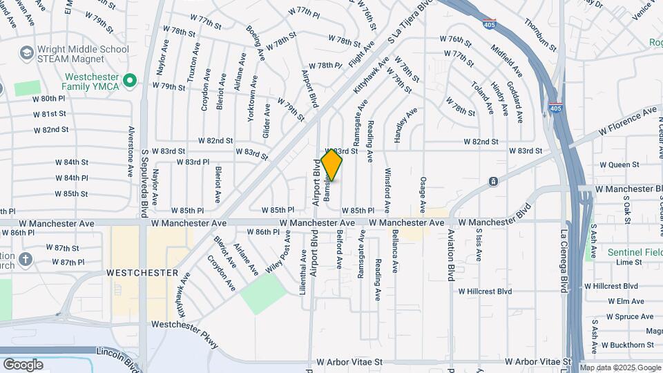 8418 Barnsley Ave Mapa y Detalles de la Ubicación