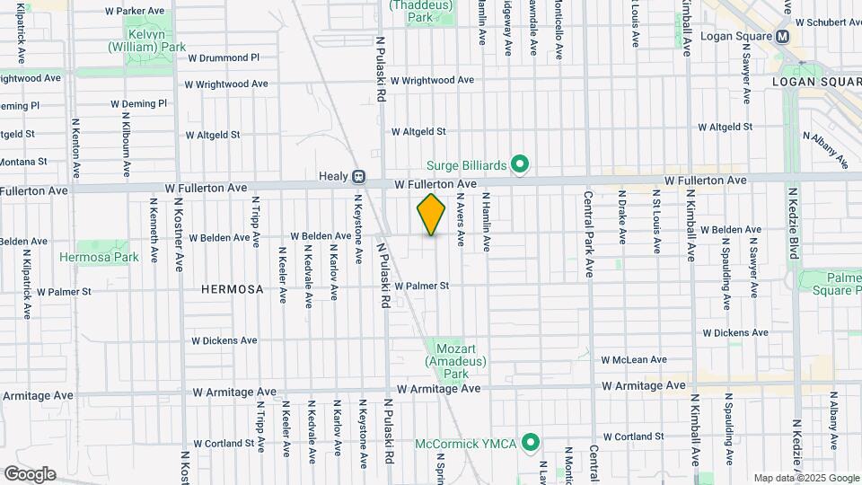 2254 N Springfield Ave Map and Location Details