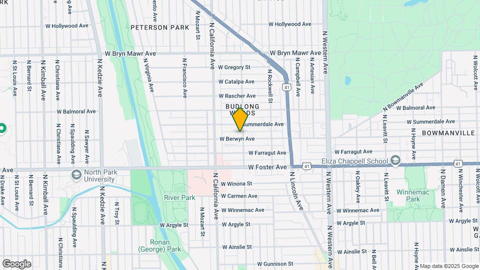 5306 N Washtenaw Ave Map and Location Details