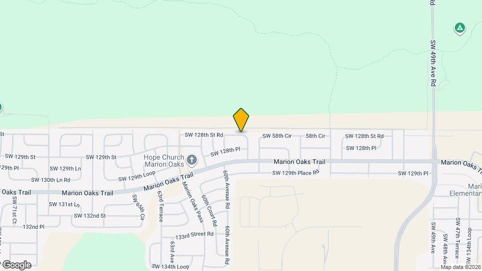 5998 SW 128th St Rd Map and Location Details