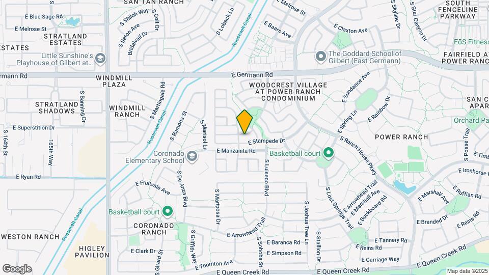 3741 E Sundance Ave Map and Location Details