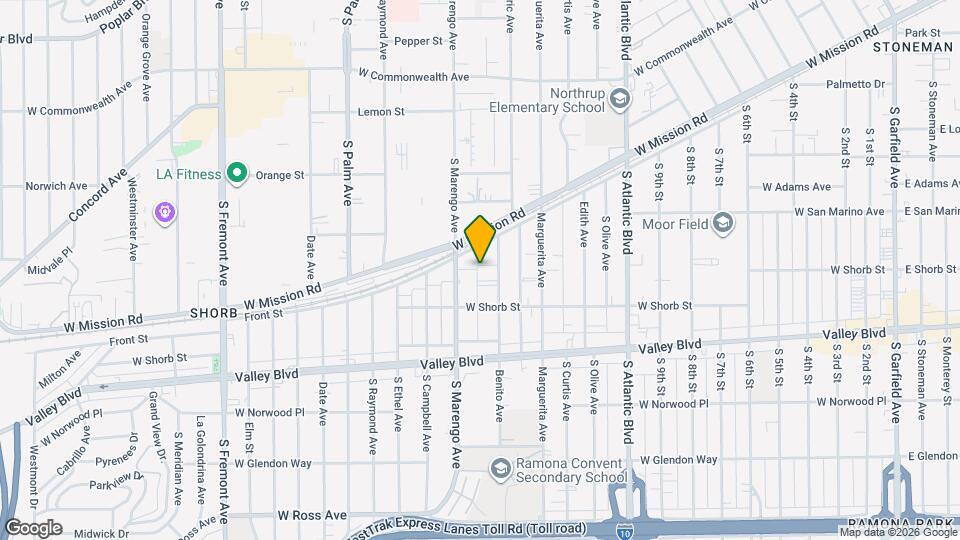 1616 Cherry Ln Map and Location Details
