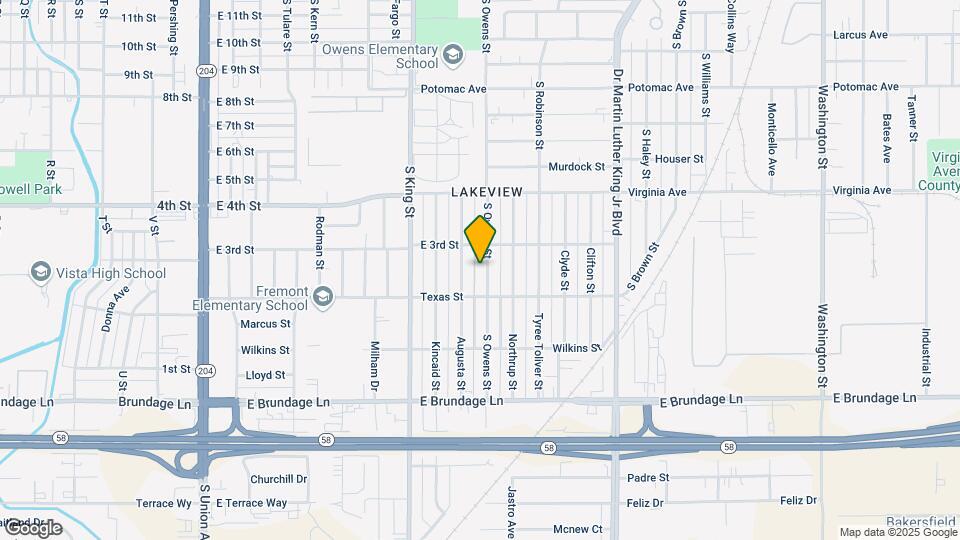 216 S Owens St Map and Location Details