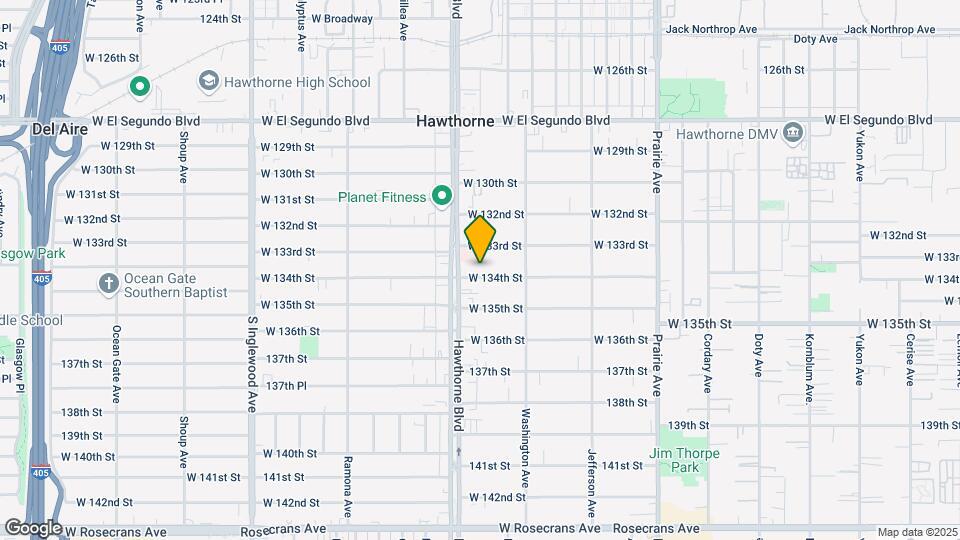 4387 W 134th St Map and Location Details