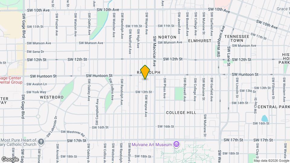 1267 SW Wayne Ave Map and Location Details