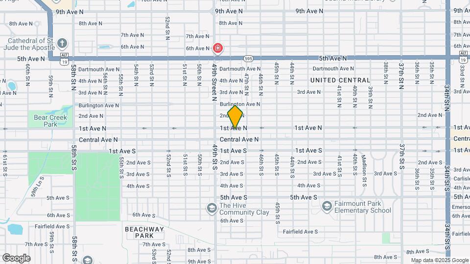 4754 1st Ave N Map and Location Details