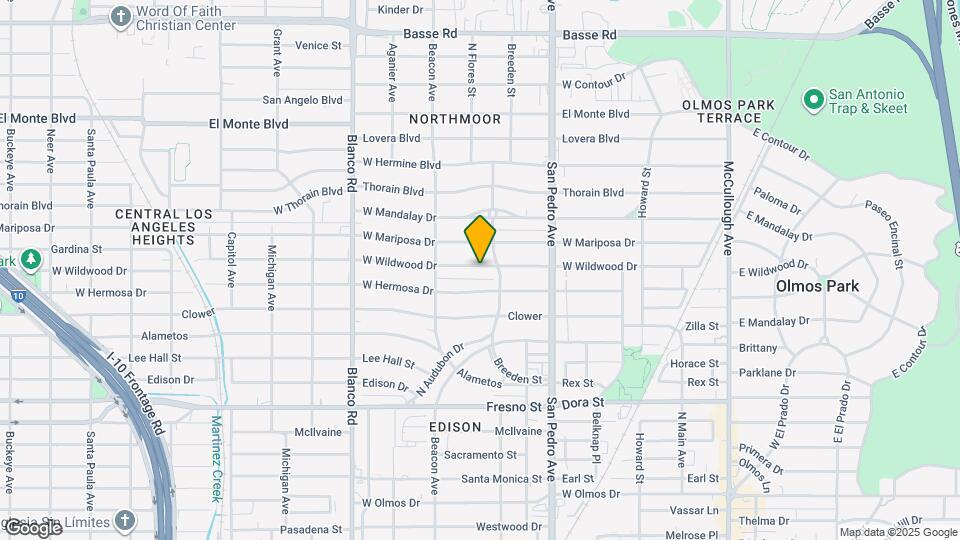 414 W Wildwood Mapa y Detalles de la Ubicación