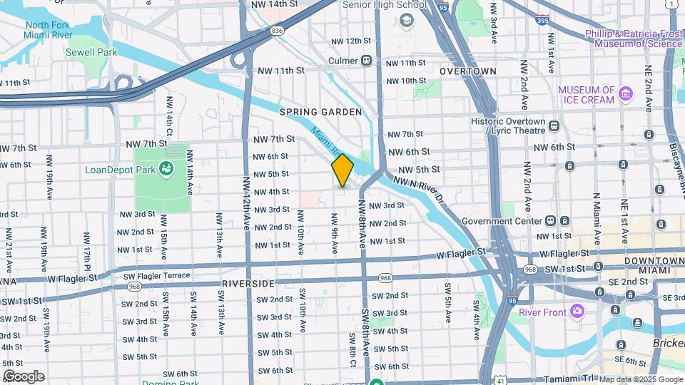 840-858 NW 4th St Mapa y Detalles de la Ubicación