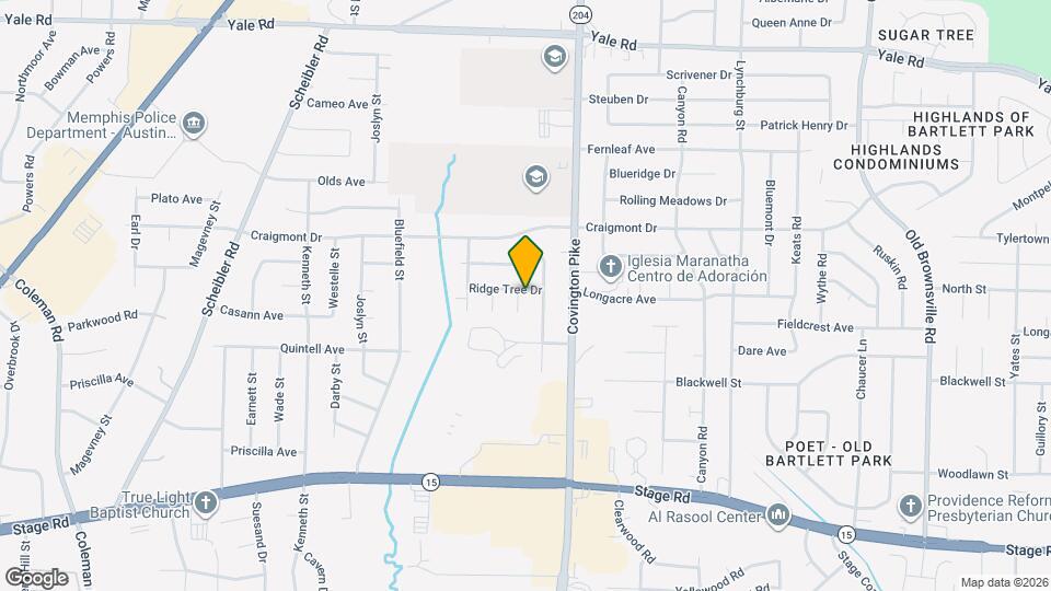 5011 Ridge Tree Dr Map and Location Details