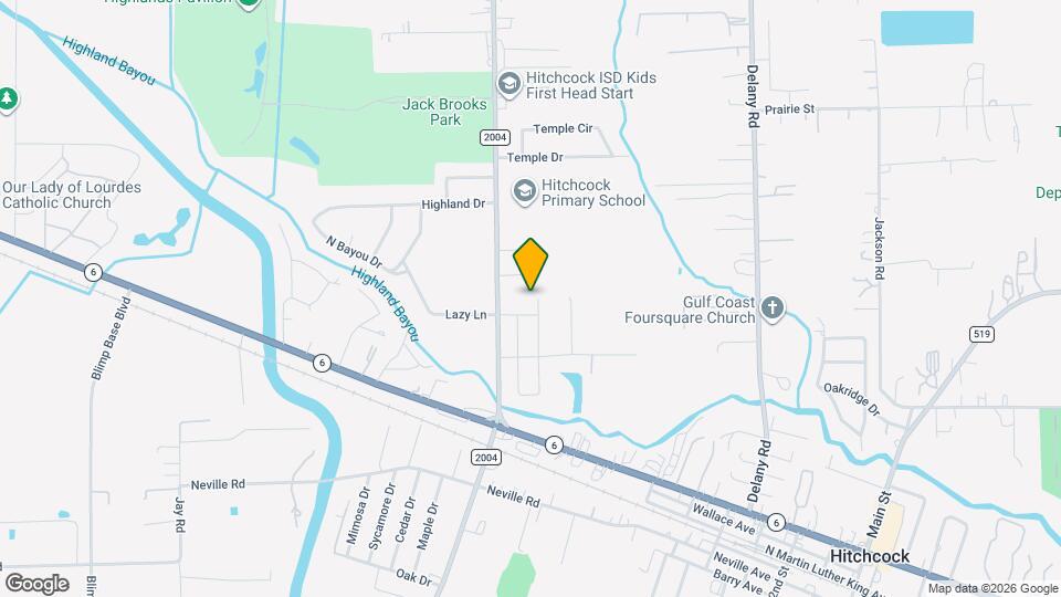 6110 White Oak Dr Map and Location Details