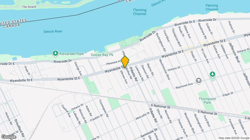 815 Arthur Rd Map and Location Details