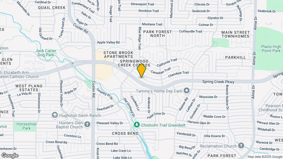 1705 W Spring Creek Pkwy Map and Location Details
