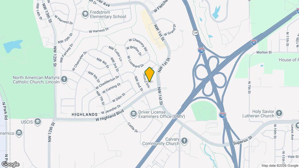 4830 NW Pemberly Ln Map and Location Details