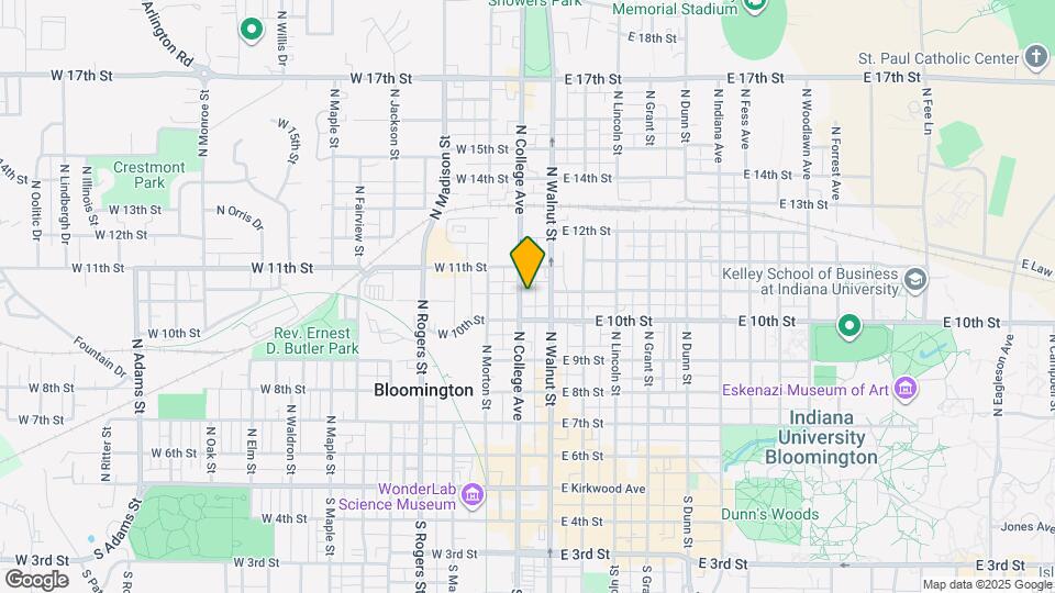 620 N College Ave Map and Location Details